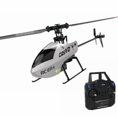 LinkMejor C129 V2 2.4G 4CH 6-Axis Gyro 3D Aerobatic Flight Altitude Hold Flybarless RC Helicopter RTF