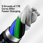 Baseus Cafule PD 20W Type-C To iP Cable Fast Charging Metal Data Cable For iPhone 11 12 13 14 14 Plus 14 Pro Max for iPad