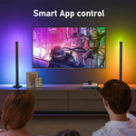 LinkMejor Smart LED RGBIC Desktop Lamp Atmosphere Rhythm Pickup Light Bars Bluetooth APP Control Remote Control