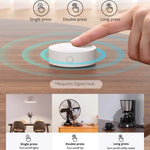 LinkMejor SNZB-01P Zigbee3.0 Wireless Smart Switch Custom Button Action Two-way Control Smart Scene Control With Alexa Google Home