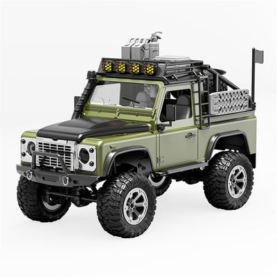 LinkMejor KF90 1/12 2.4G 4WD RC Car Rock Crawler Truck Full Proportional Control Off-Road Climbing Car with Lights RTR
