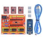 3D Printer Kit CNC Shield V3 V4 Engraving Machine Kit NANO Improved Version 4988 Driver
