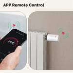 MOES ZTRV-S01 Tuya Smart ZigBe Thermostatic Radiator Valve TRV Programmable App Remote Temperature Controller Support Alexa Google Home