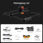 iKier X5 Pro Upgraded 5W Laser Engraving Machine Laser Engraver with Gen2 Spot Compression Technology for Wood and Metal Dark Acrylic Glass