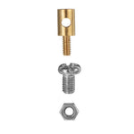 50PCS 2.1mm Adjustable Pushrod Connectors Linkage Stoppers For RC Airplane