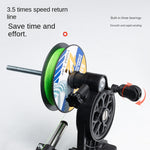 LinkMejor Fishing Reel Speed Ratio Winder Lightweight Labor-saving Antirust Spooler Line Winder Spinning Baitcasting Reel Fishing Tool