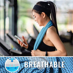 LinkMejor Portable Summer Sport Ice Towels Wipe Sweat Quick Drying Cool Cloth for Gym Outdoor Swimming Yoga Running