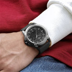 LinkMejor Men Silicone Strap Quartz Watch Waterproof Sports Digital Wrist Watch Casual Luminous Electronic Watch for Men