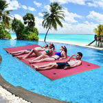 LinkMejor 12.8*5Feet Floating Water Pad 3 Layer Floating Foam Fun Mat For Water Recreation Relaxing Swimming Pool