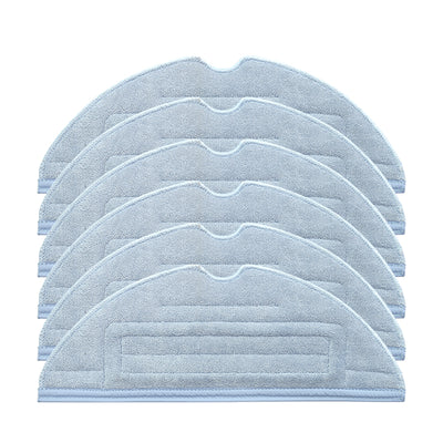 6pcs Mop Clothes Replacements for Roborock S7 Vacuum Cleaner Parts Accessories [Not-original]