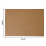LinkMejor Laser Engraving Materials Pack Wood/Leather/Stainless Stain/Kraft cardboard for Laser Engraving Laser Cutting