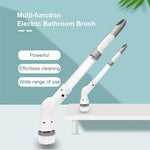5-in-1 Multifunctional Electric Cleaning Brush Wireless Rotating Mop Up to 180 mins Cleaning for Kitchen Bathroom