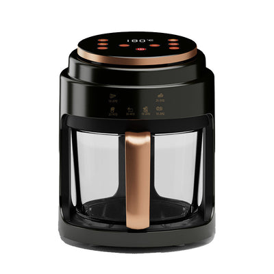 4L Capacity Fully Automatic Household Air Fryer with Touch Control Visible Window for Healthy and Convenient Home Cooking