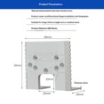 Door Jamb Hinge Jig Quick Installation Tool ABS Material Compact Size Accurate Alignment for Cabinet Door Hinge Mounting Woodworking Projects