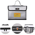 Multifunctional Explosion-proof Safety Storage Bag for RC Lipo Battery Charger 26x18x13cm