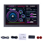 5 Inch IPS Screen USB Type-C LCD Display 800x480 Resolution Multi-Theme PC Hardware Monitor Horizontal Vertical Rotation Energy Efficient