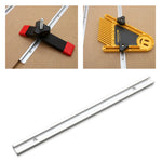 LinkMejor Woodworking 19*12.7mm T Track with Predrilled Mounting Holes for Quick Ratchet Rail Clamps for M6/M8 Slot Hold Down Clamps Featherboard