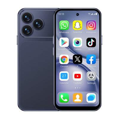 ONEMYTH A19 PRO Mini 4.5-inch Android 10.0 2GB RAM 16GB ROM / 3GB RAM 64GB ROM Dual SIM Unlocked Mobile Phone 2MP Camera Face Recognition 2000mAh Battery 4G Quad Core Type-C Smart Mobile Phone