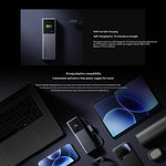 Xiaomi 165W 70.56Wh 20000mAh Digital Display Power Bank Come with Type-C Cable External Battery Power Supply with 2 Inputs & 3 Outputs Support QC2.0/3.0/3.5 PD2.0/3.0/PPS BC1.2 AFC SCP FCP Apple2.4 Fast Charging for iPhone 17 17 Pro 16 Pro Max