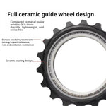 LinkMejor CYC-18T Hollow Rear Derailleur Pulley Wheel Ceramic Bearing Guide For MTB L-TWOO ERX/ER9/R9/R7 SRAM AXS RED Shimαno 9/10/11-Speed Support Wheel