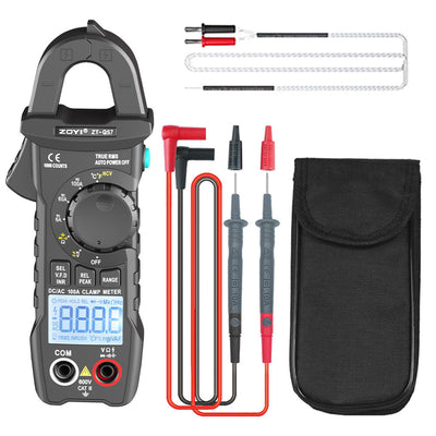 ZT-QS7 Clamp Meter High Precision AC/DC Current Volt Meter with True RMS 6000 Counts Digital Multimeter Auto Range Handheld Measurement Tool