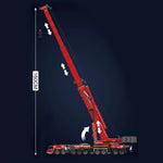 Mould King 17007 17008 Technical Truck Building Block Remote Control Liebherred LTM 11200 Crane Model Kids Christmas Car Toys