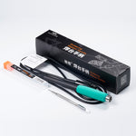 TS1M Multi Function Mini Soldering Station 200W Max Power 100 450°C Adjustable Temperature USB Type C DC Interface Portable Compact Design PID Temperature Control Professional Electronics Tool