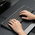 LinkMejor USB Wired Keyboard 100 Keys Scissor Switch Multimedia Function Slim Keyboards for Desktop Laptop Computer Office