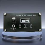 ATU-300W Automatic Shortwave Antenna Tuner Impedance Matcher 1.8-54MHz 5Ω-1200Ω 350W Peak OLED Display For GP Long Wire Antennas