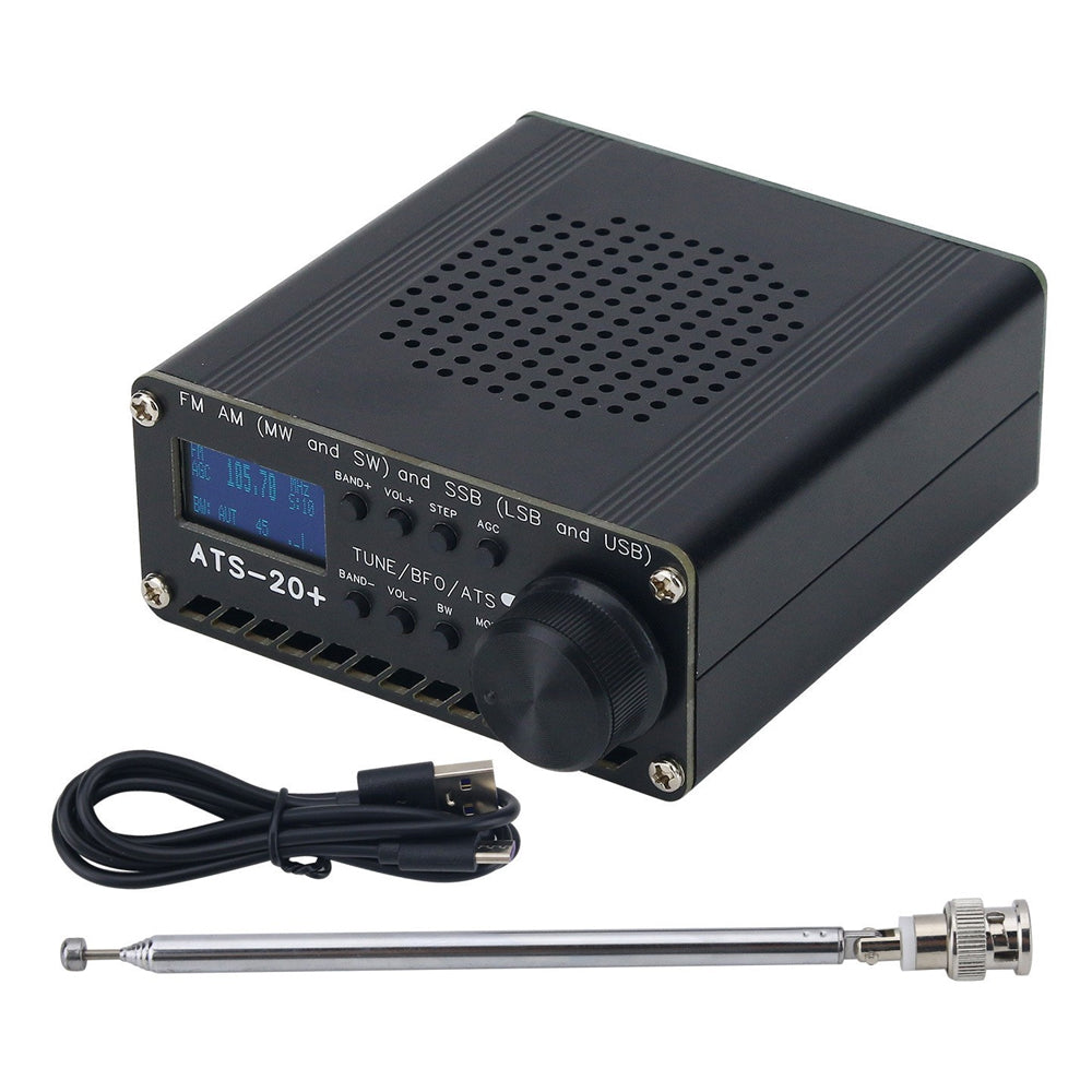 LinkMejor 20+ Si4732 Radio Receiver High Sensitivity Portable Small World Band Digital Receiver for Outdoor Camping Home