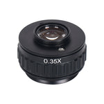 0.35X 0.5X C mount Lens Adapter Focus Adjustable Camera Installation C mount Adapter to New Type Trinocular Stereo microscope