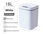 LinkMejor 16L Smart Induction Touchless Trash Can Waste Bin With Motion Sensor and Rechargeable Battery For Kitchen Bedroom Bathroom Office