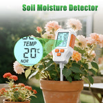 SGS12 3-in-1 SGS15 7-in-1 Soil Analyzer Measures Moisture Temperature pH EC Fertility Light Air Temperature Foldable Digital Display