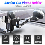 360° Rotating Mobile Phone Holder For Car Shockproof Multi-Function Car Navigation Holder Instrument Panel Suction Cup Windshield Center Console For Car