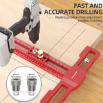 LinkMejor TS-24 Scribing Ruler Multi-Function 400mm/600mm Snap-In Slider 360° Marking Thickened Base Adjustable Length 400mm/600mm for Precision Tasks