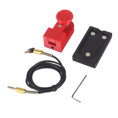 MK-05 Portable Mini Hand Keyer 3D-Printed Contact Gap Adjustable ABS Compact CW Morse Key with 3.5mm Audio Cable