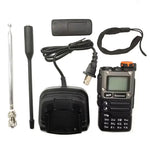 Quansheng UV-K6 5W Walkie Talkie Air Band Radio UHF VHF DTMF FM Dual Band with NOAA Weather Alarm Function Ham Transceiver Two Way Radio EU Plug