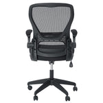 Hoffree Office Chair Ergonomic Desk Chair with Adjustable Height Lumbar Support High Back Mesh Computer Chair with Flip up Armrests