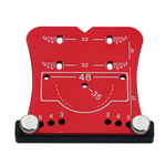 35mm Woodworking Hinge Hole Opener Punch Tool with Punch Locator and Limiting Frame Premium Aluminum Alloy for Quick Precise Drilling and Mounting of Hinges Versatile Application