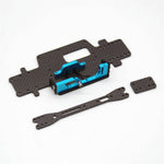 Upgraded Carbon Fiber Chassis Bottom Second Floor Plate for Wltoys 284161 284010 284131 K989 K979 K999 1/28 RC Car Vehicles Parts