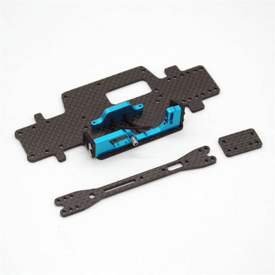Upgraded Carbon Fiber Chassis Bottom Second Floor Plate for Wltoys 284161 284010 284131 K989 K979 K999 1/28 RC Car Vehicles Parts