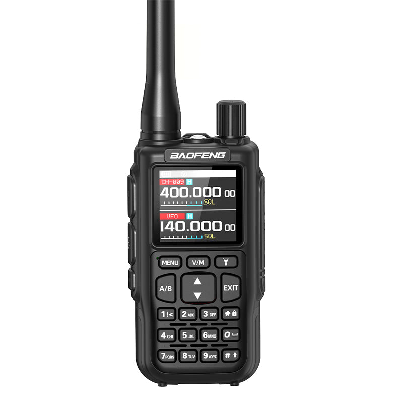 LinkMejor MINI5 Walkie Talkie 2200mAh Battery 999 Channels Type-C Fast Charging bluetooth APP Programming NOAA Weather Alert Emergency Two-Way Radio