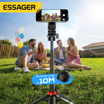 LinkMejor F08 Magnetic Mini Selfie Stick with bluetooth Remote 4-in-1 Portable Foldable Phone Stand 360° Rotation for iPhone Android Travel Vlog