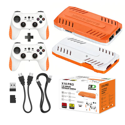 [128G] X10 pro 50000+ Games TV Game Stick with Dual 2.4G Wireless Controller Support HD Output Plug and Play Retro Game Console