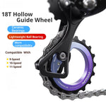 LinkMejor CYC-18T Hollow Rear Derailleur Pulley Wheel Ceramic Bearing Guide For MTB L-TWOO ERX/ER9/R9/R7 SRAM AXS RED Shimαno 9/10/11-Speed Support Wheel