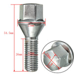 Wheel Nut Bolt Lug Stud Alloy M12x1.5mm For BMW 3 Series E21 E30 E36 E46 E90 E92