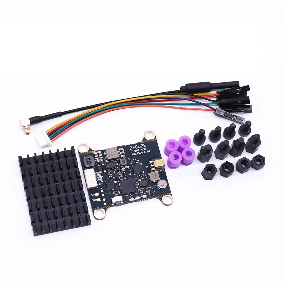 LinkMejor 5.8GHz FPV Transmitter 48CH VTX1600 1.6W / VTX2500 2500mW FPV Video Transmitter 7-26V 30.5×30.5mm for FPV Racing Drones