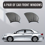 2PCS Car Sun Shade Side Window Curtain Visor Anti-Mosquito Mesh Cover UV Protector Car Curtain Sunshade Net