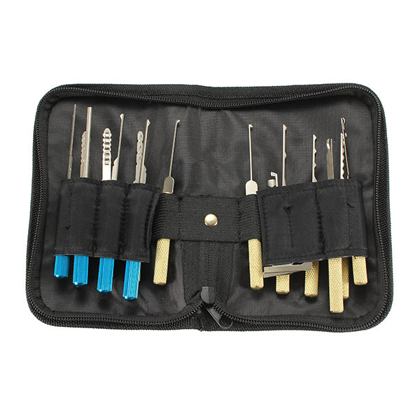 LinkMejor 18Pcs Dimple Lock Pick Tools Combination Door Openner Locksmith Tool
