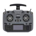 HelloradioSky V14 MAX R9 2.4GHz Built-in 1000mW ELRS/4IN1 CNC Metal RDC90 Gimbal Open Source EdgeTX Radio Transmitter OLED Screen for FPV Racing Drone